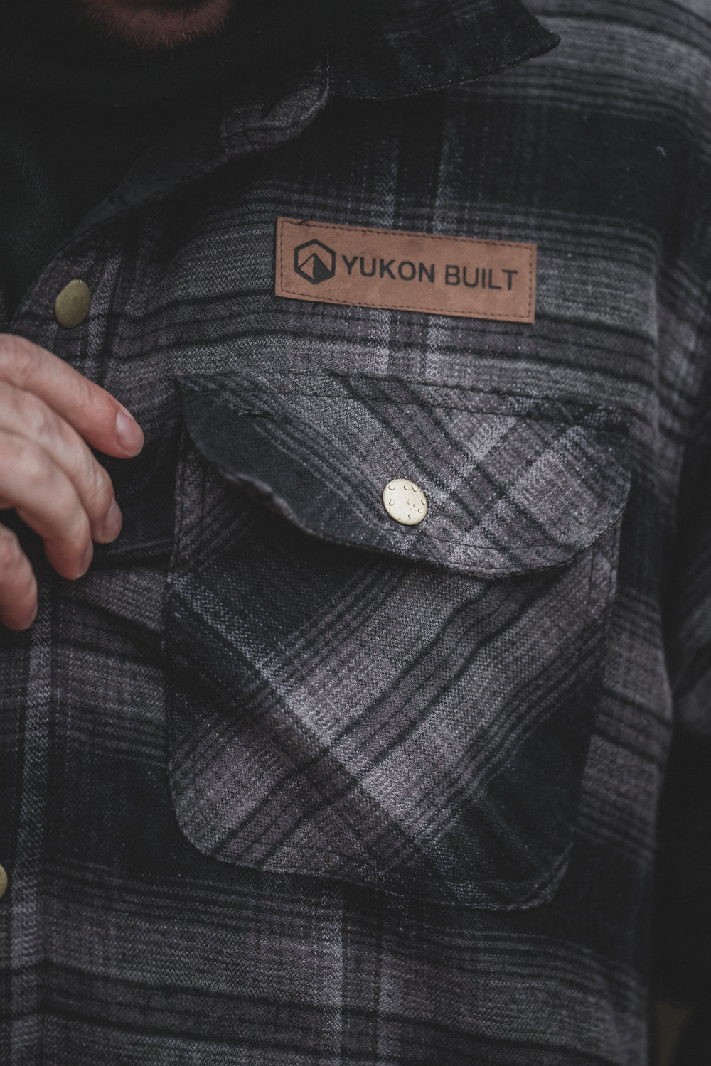 Yukon Grit Flannel Jacket - Grey Blend