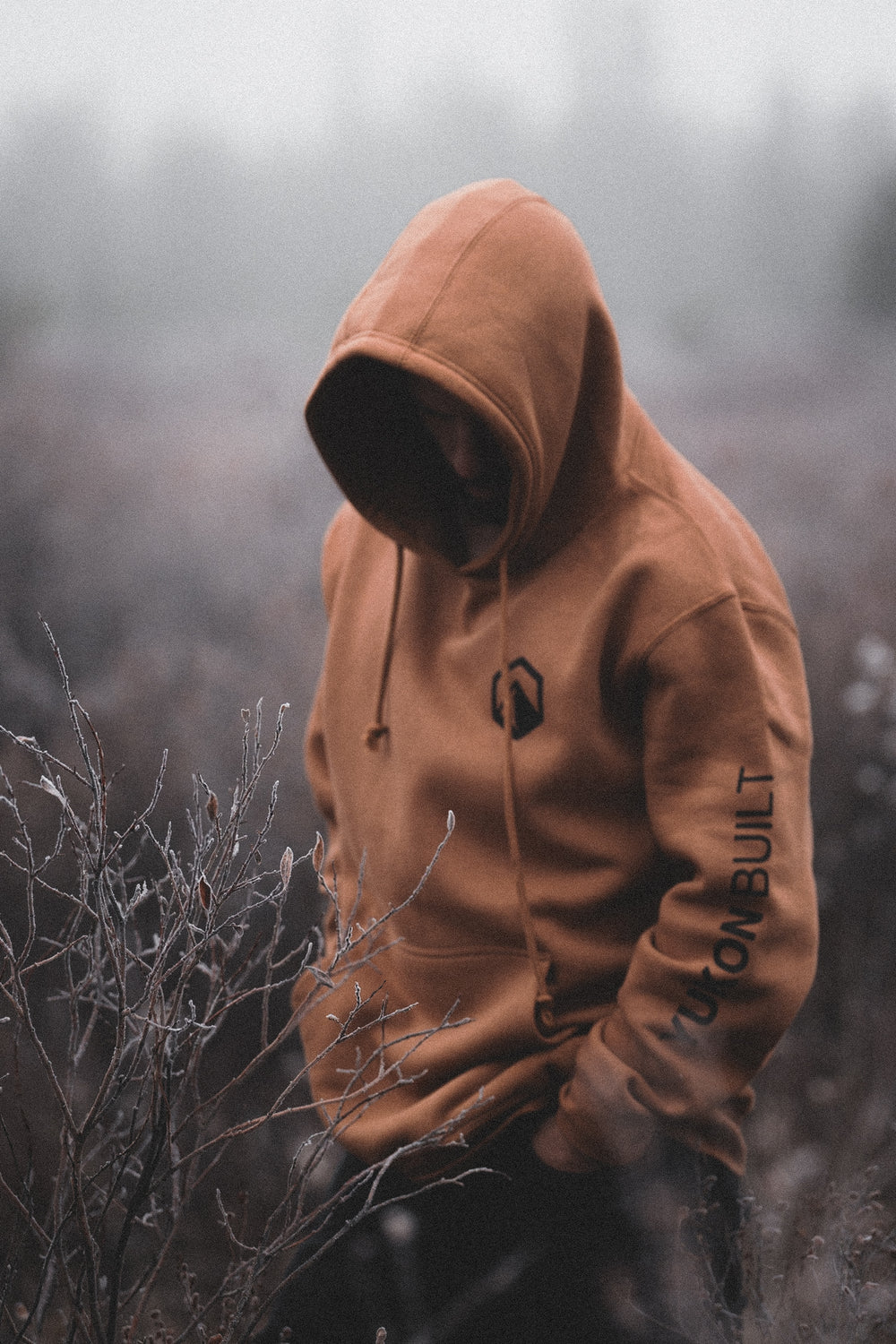 Premium Badge Hoodie - Copper