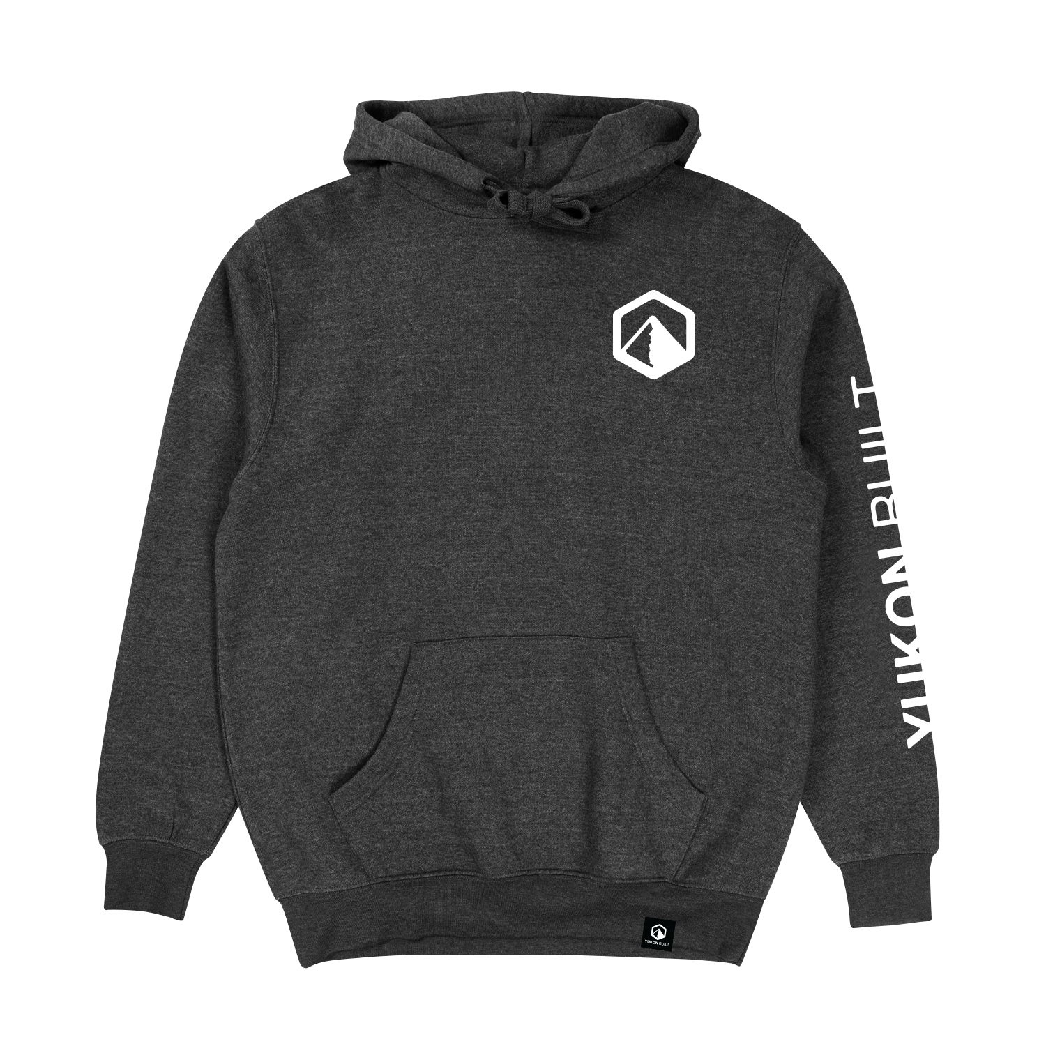 Classic Badge Hoodie - Charcoal Heather – Yukon Built