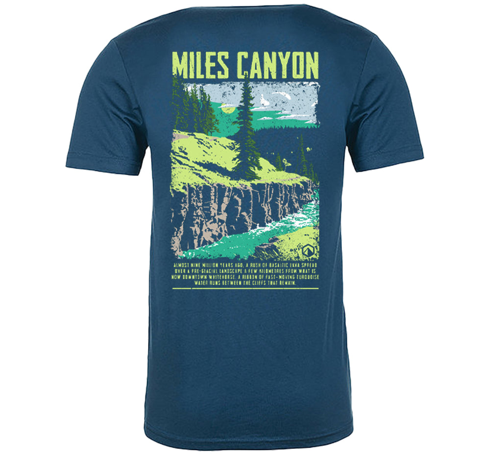 Miles Canyon Landmarks Tee (Royal Blue)